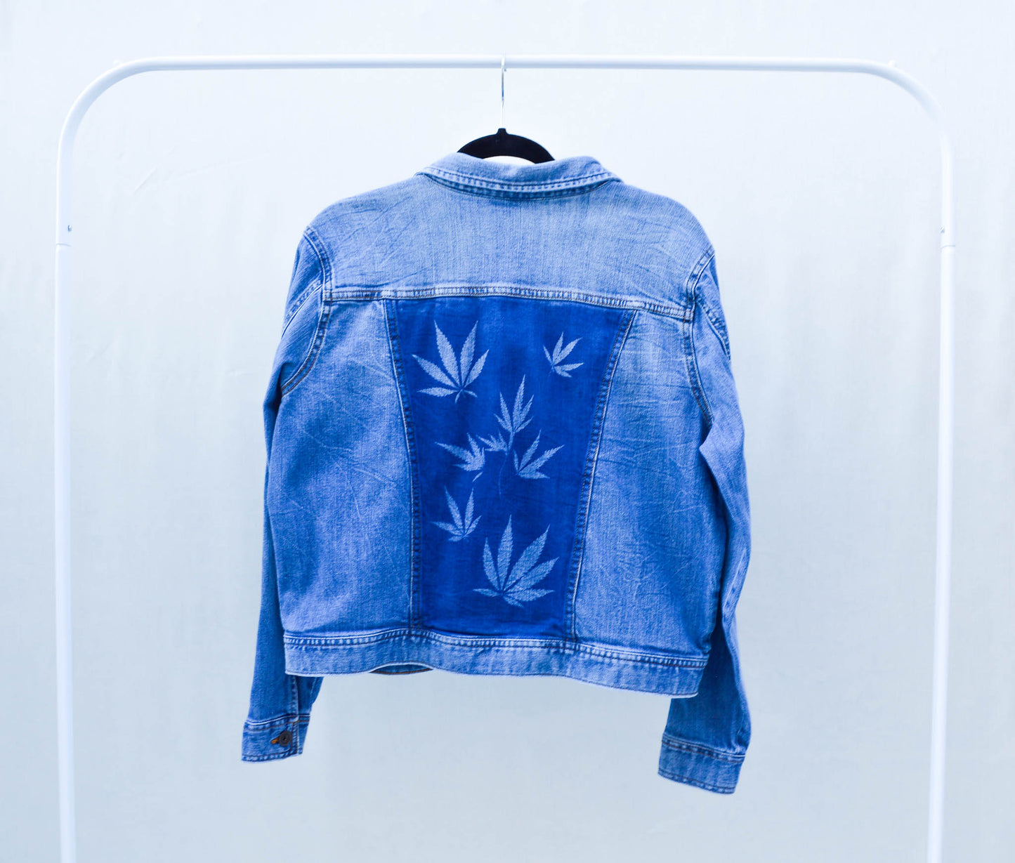 Women's Large Denim Upcycled Jacket