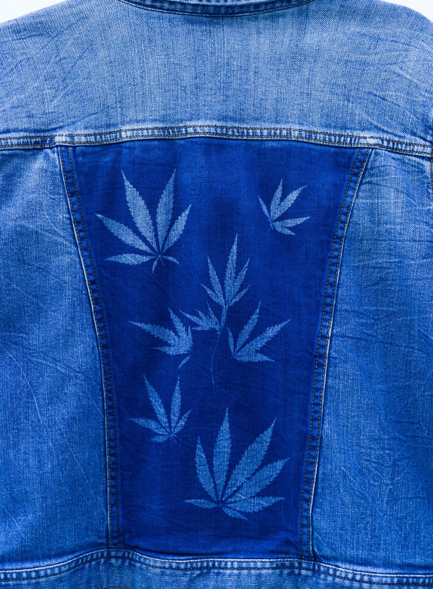 Women's Large Denim Upcycled Jacket