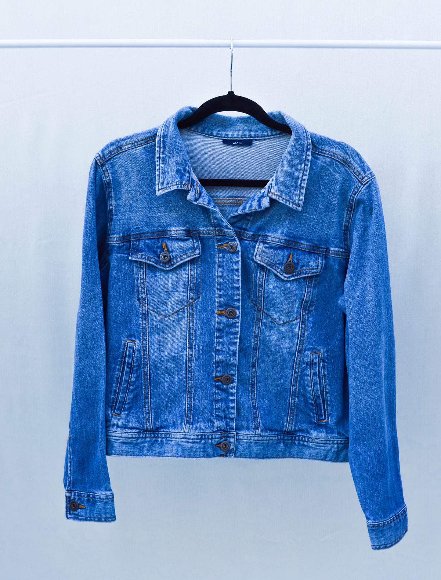 Women's Large Denim Upcycled Jacket