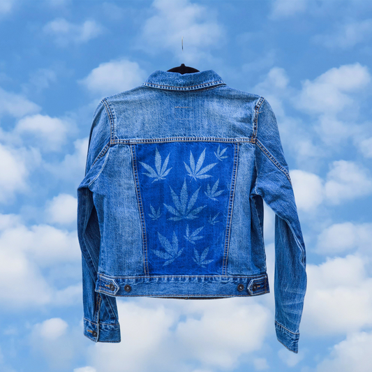 Women's Medium Denim Cannabis Jacket