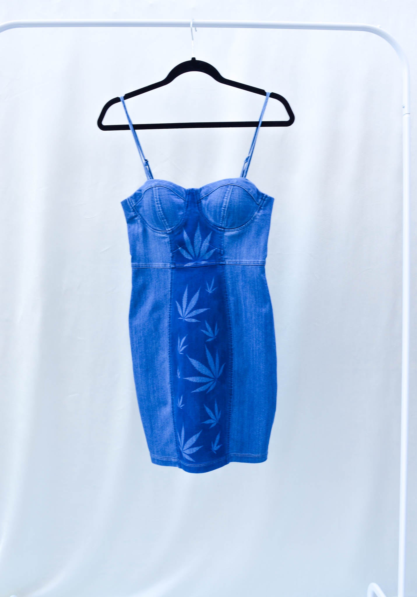 Women's Medium Upcycled Denim Dress