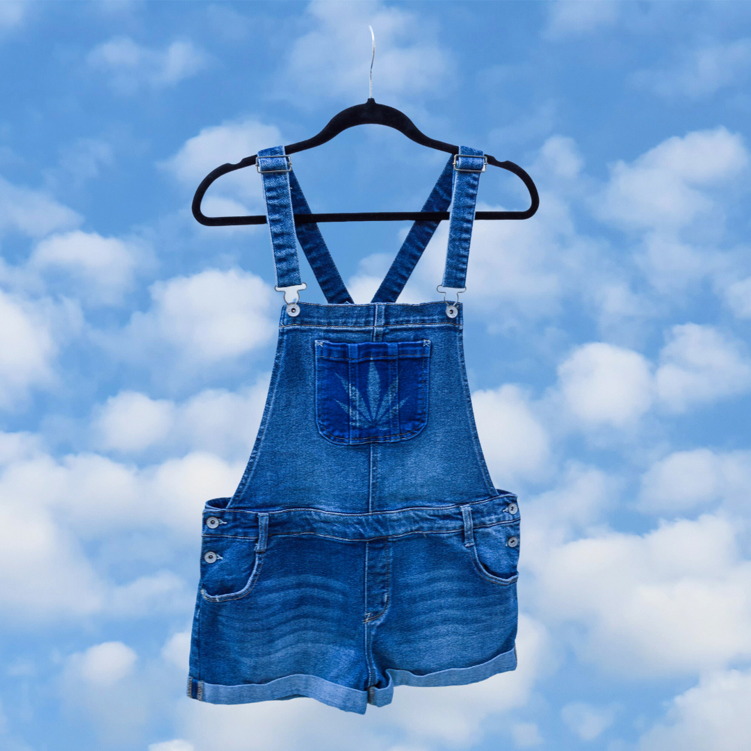 Women's X-Large Upcycled Denim Overalls