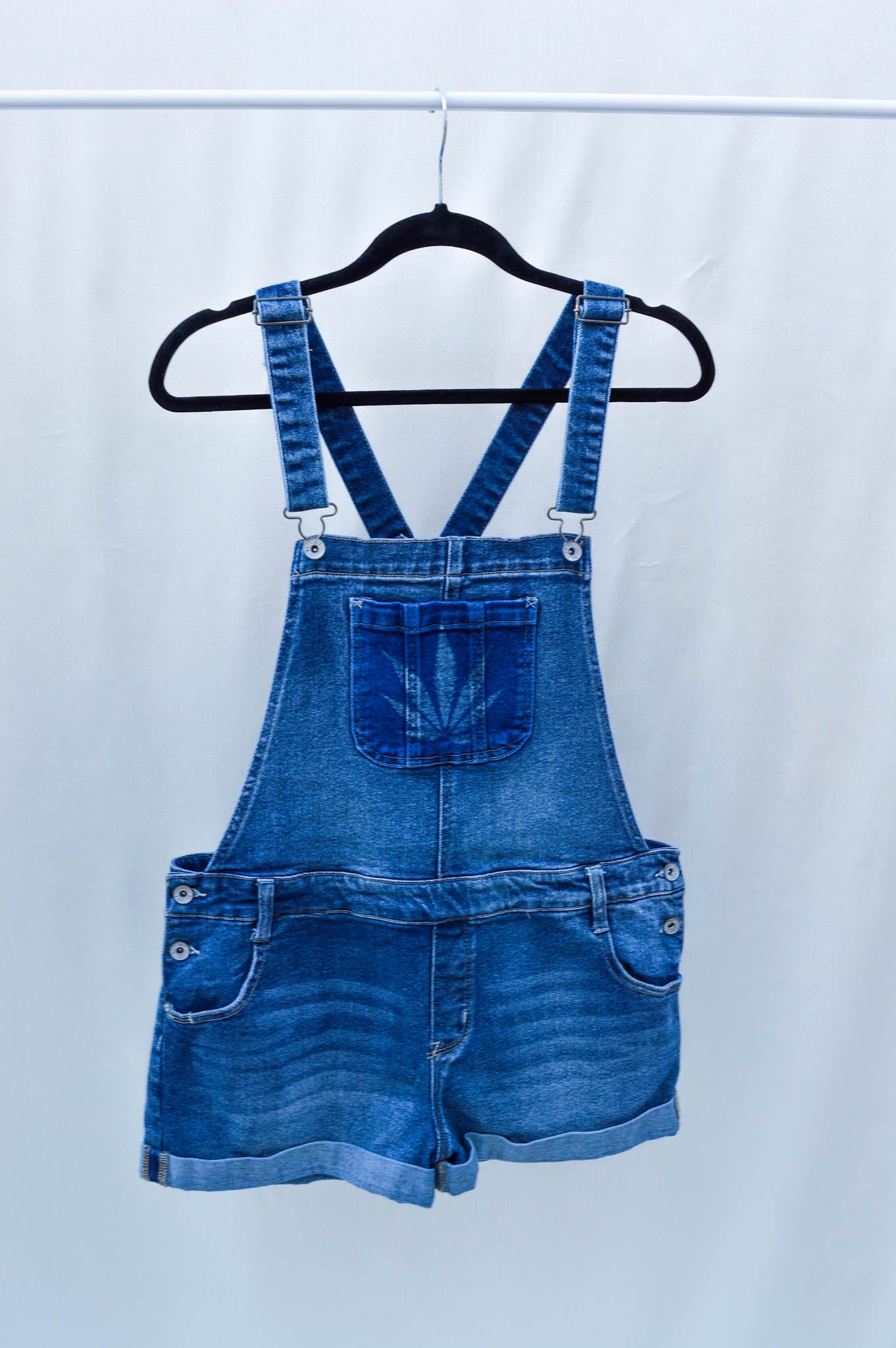 Women's X-Large Upcycled Denim Overalls