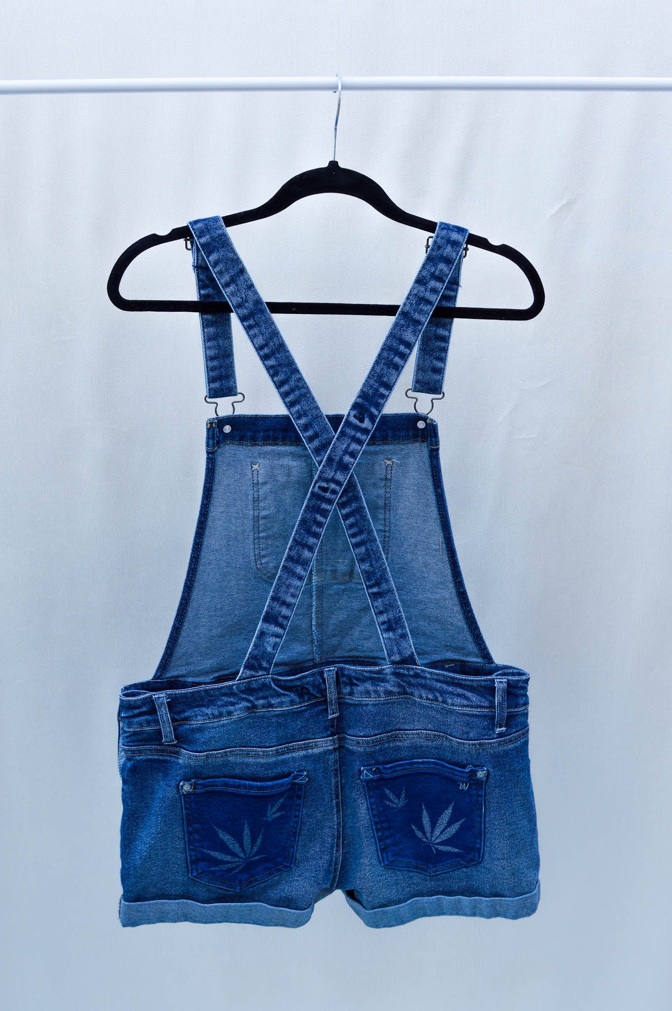 Women's X-Large Upcycled Denim Overalls