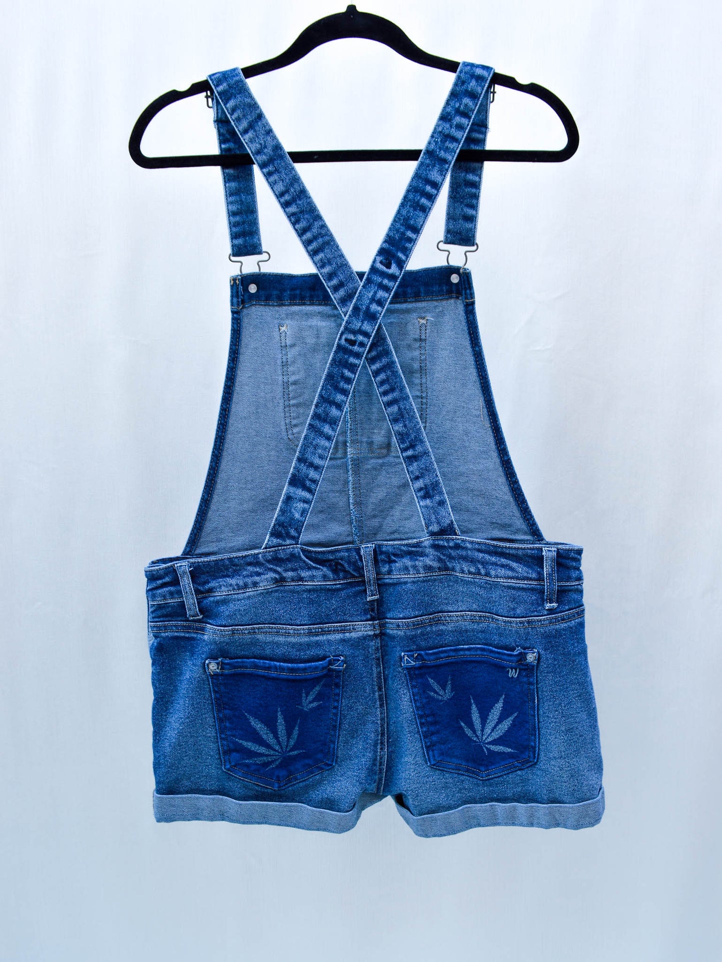 Women's X-Large Upcycled Denim Overalls