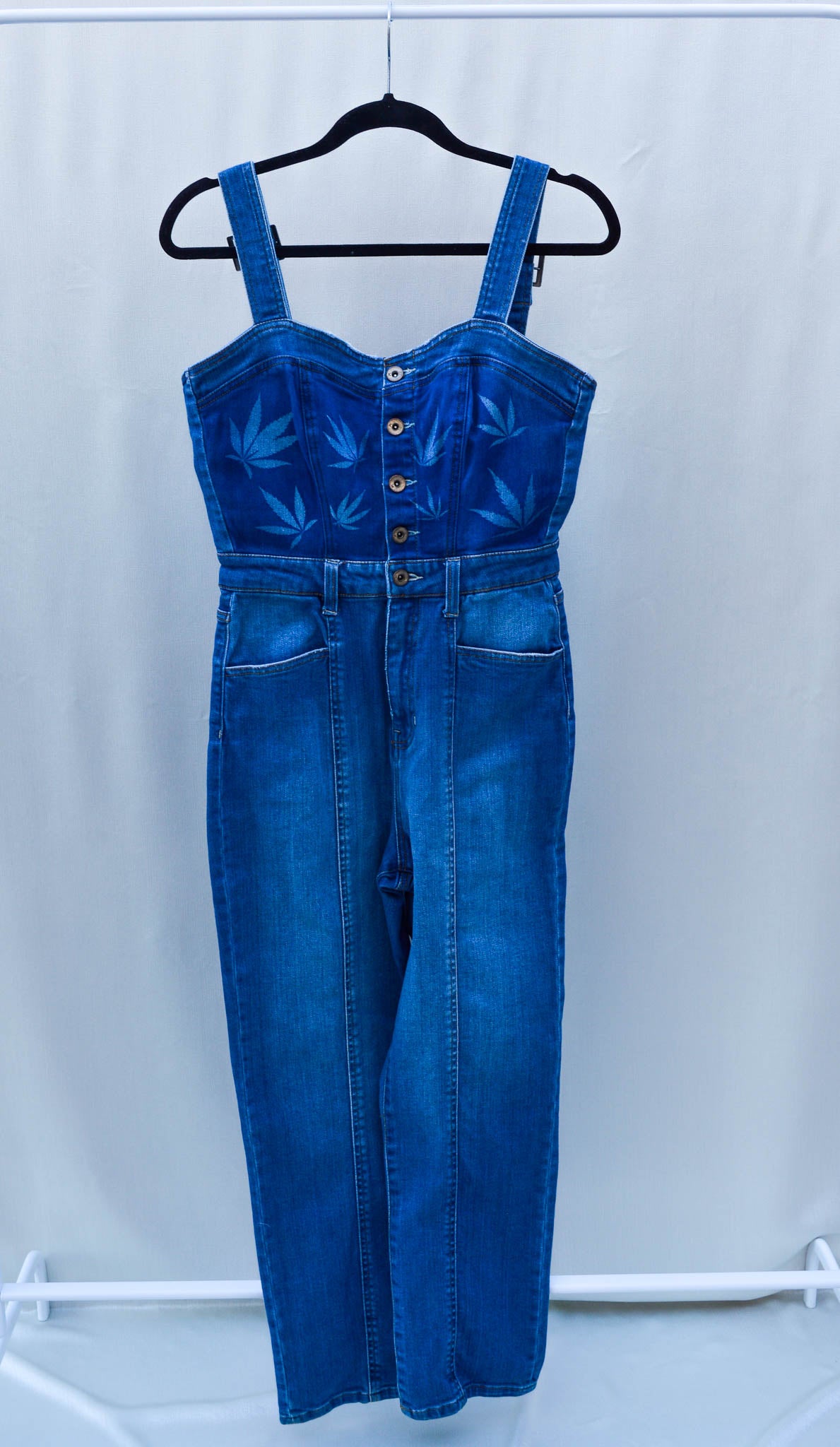 Women's Small Upcycled Denim Jumper