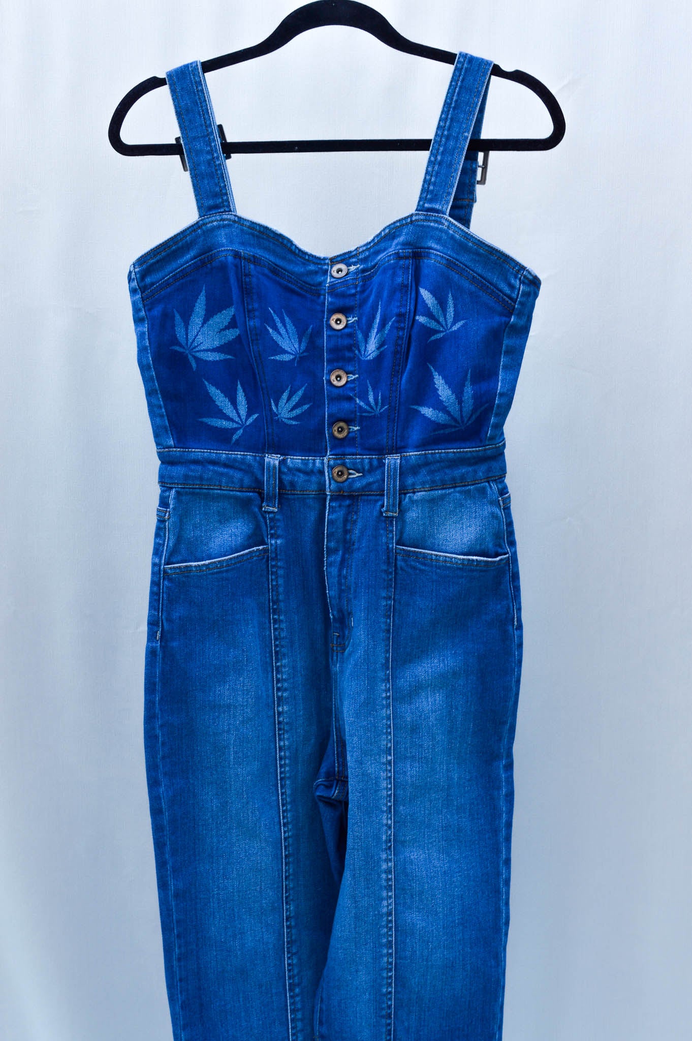 Women's Small Upcycled Denim Jumper