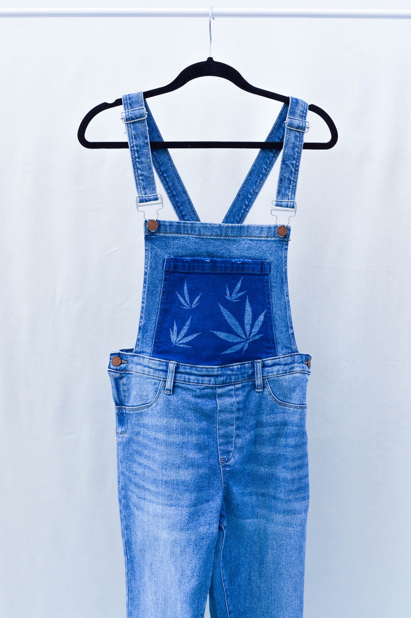 Women's Small Upcycled Denim Overalls