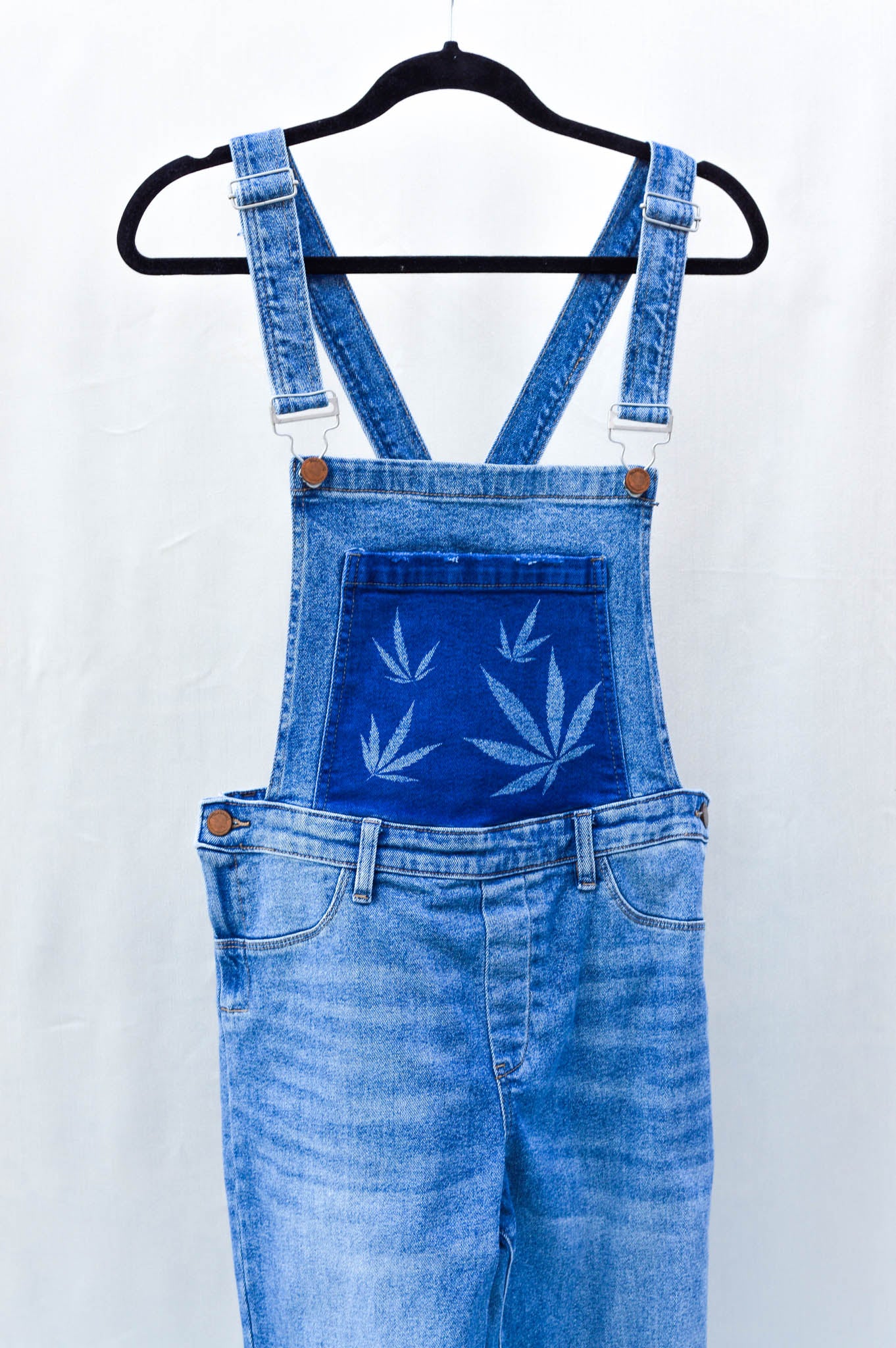 Women's Small Upcycled Denim Overalls