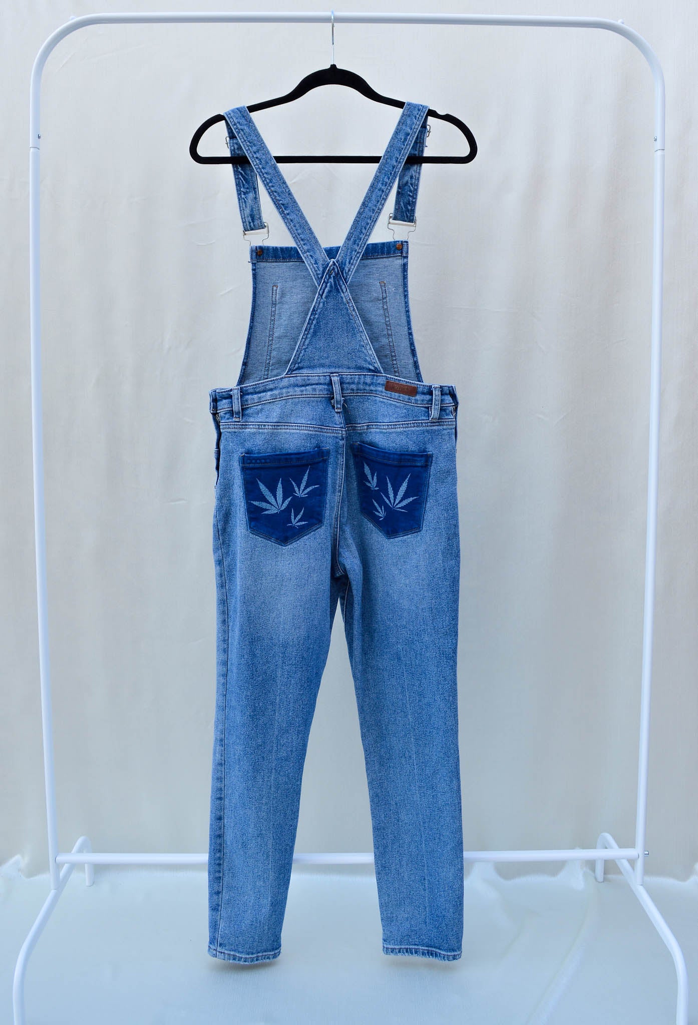 Women's Small Upcycled Denim Overalls