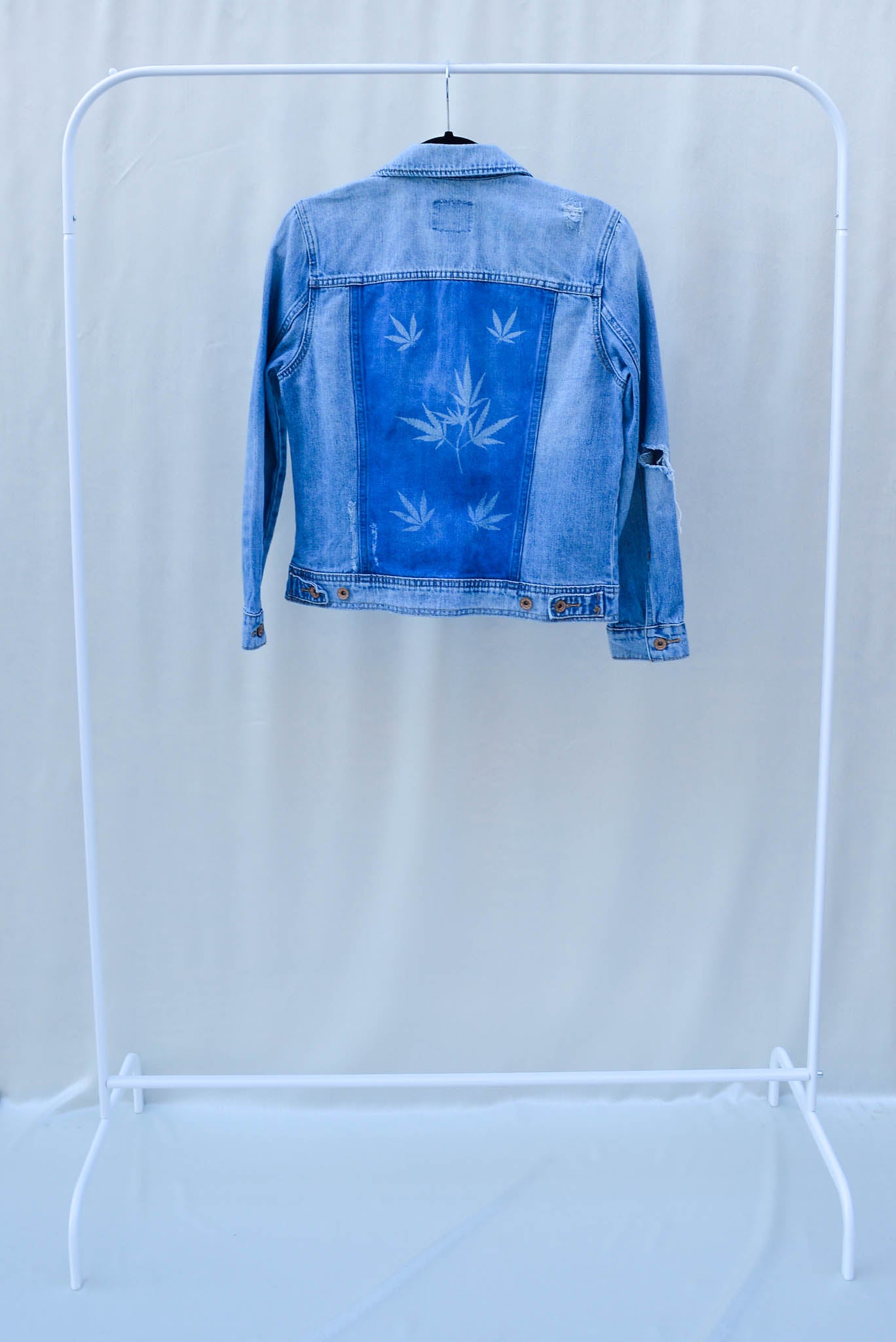 Women's Medium Denim Upcycled Jacket