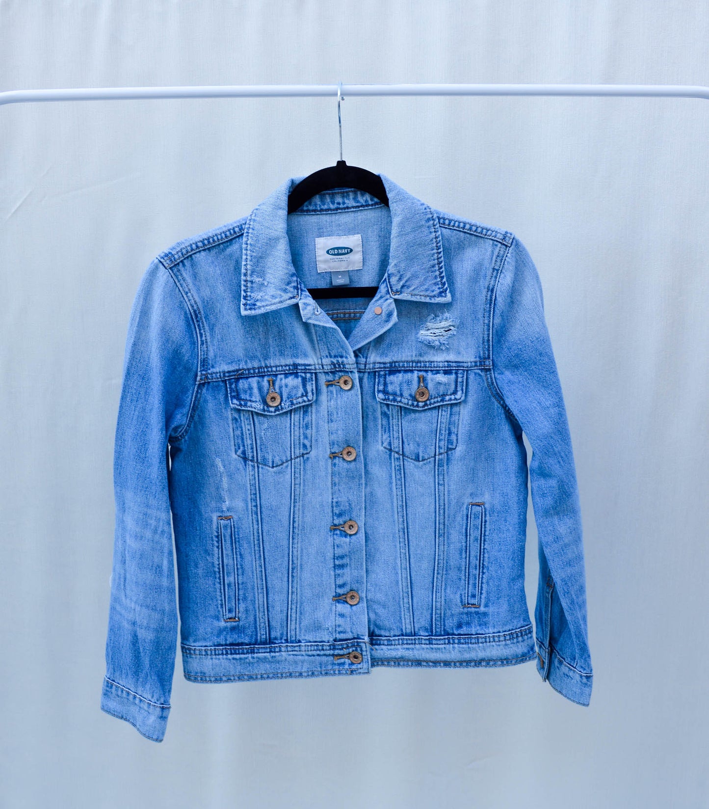 Women's Medium Denim Upcycled Jacket