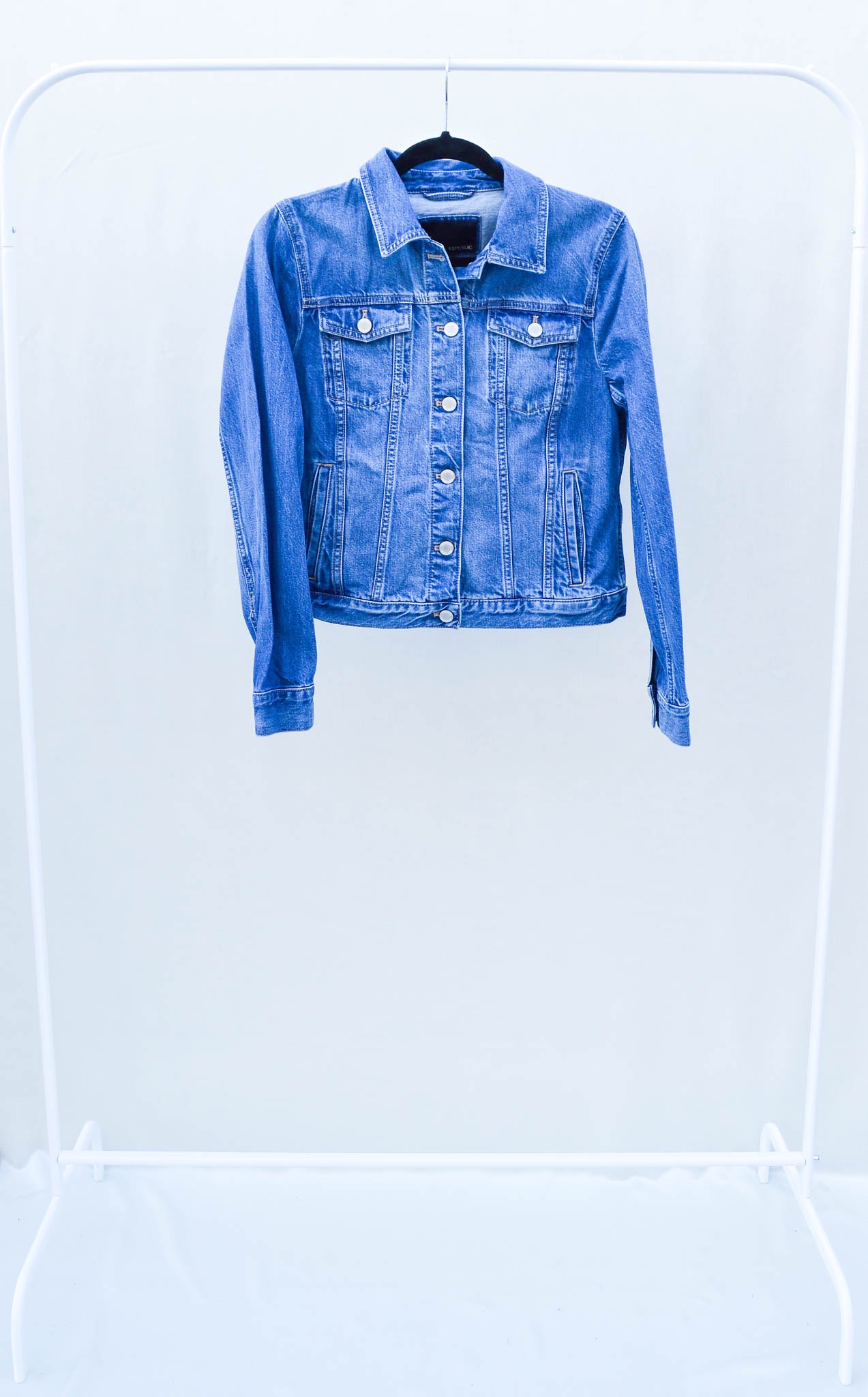 Women's Medium Upcycled Denim Jacket